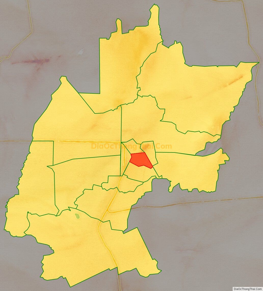 Bản đồ vị trí và địa giới hành chính Phường Xuân An, TP Long Khánh