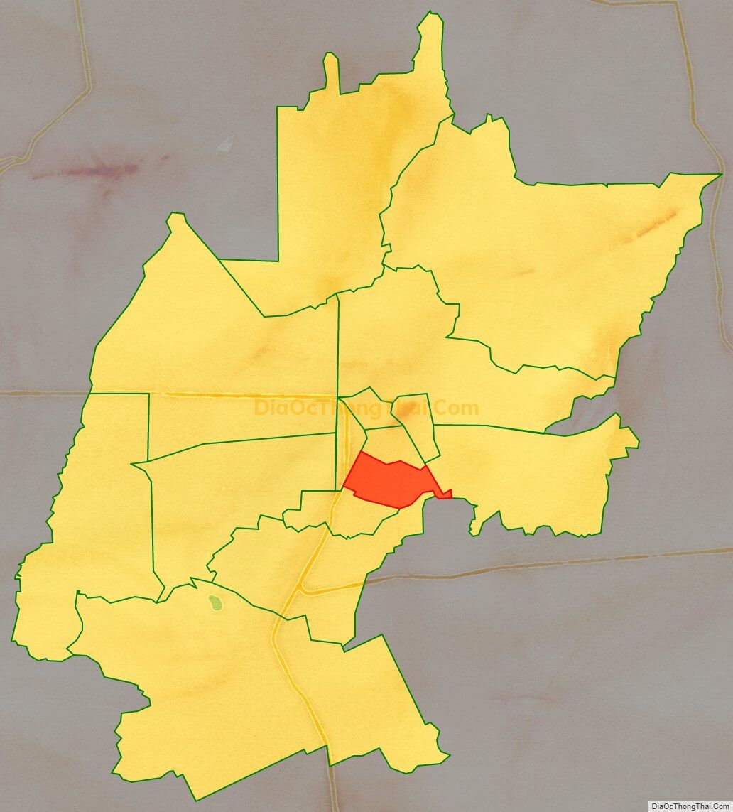 Bản đồ vị trí và địa giới hành chính Phường Xuân Hòa, TP Long Khánh