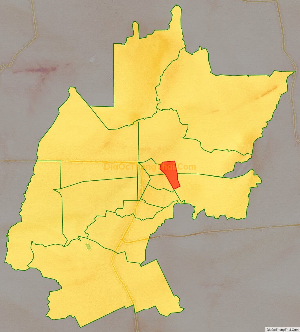 Bản đồ vị trí và địa giới hành chính Phường Xuân Thanh, TP Long Khánh