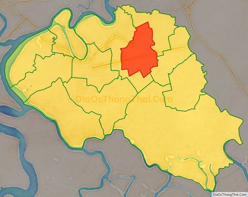 Bản đồ vị trí và địa giới hành chính Xã Phú Hội, huyện Nhơn Trạch