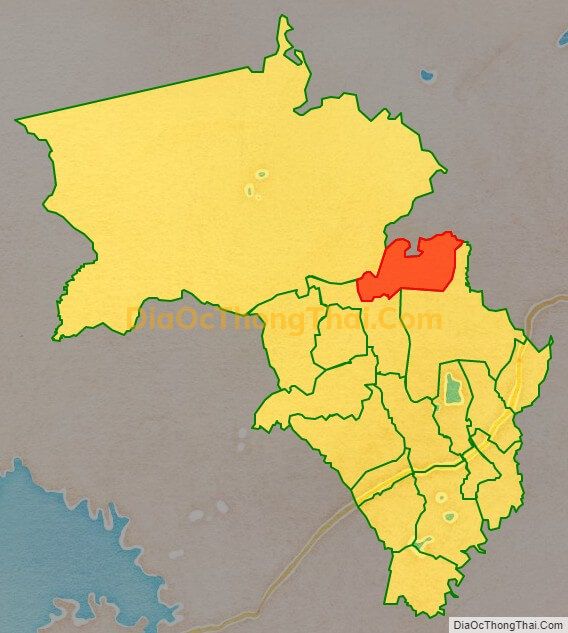 Bản đồ vị trí và địa giới hành chính Xã Nam Cát Tiên, huyện Tân Phú