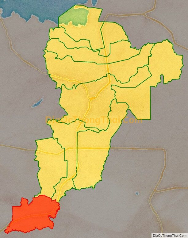 Bản đồ vị trí và địa giới hành chính Xã Lộ 25, huyện Thống Nhất