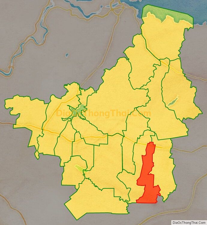 Bản đồ vị trí và địa giới hành chính Xã Đông Hòa, huyện Trảng Bom