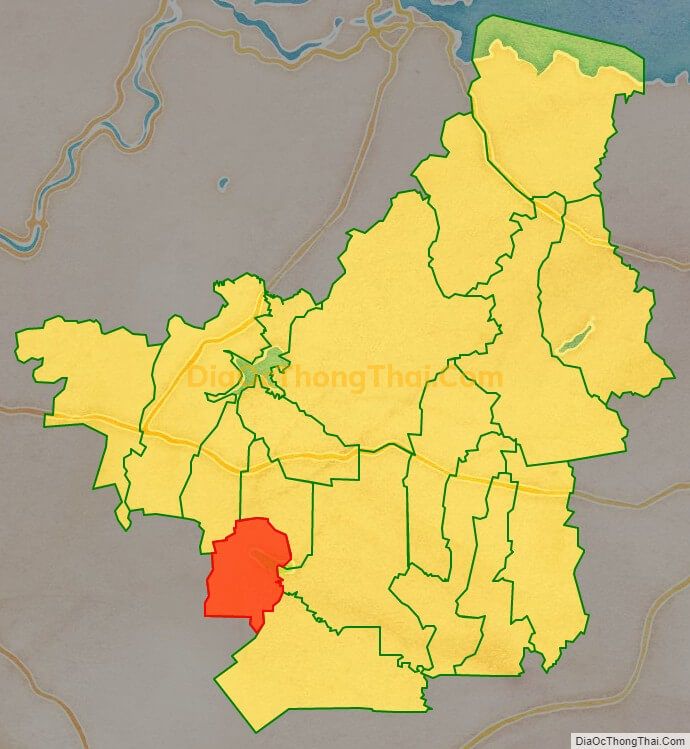 Bản đồ vị trí và địa giới hành chính Xã Giang Điền, huyện Trảng Bom