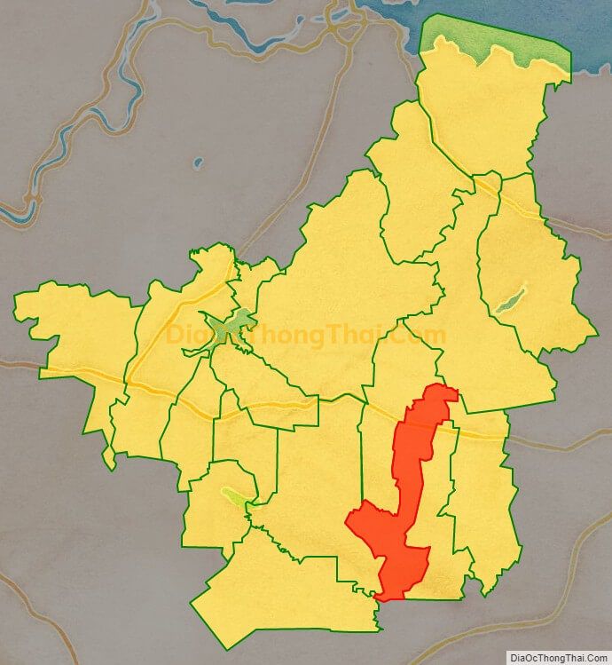 Bản đồ vị trí và địa giới hành chính Xã Trung Hòa, huyện Trảng Bom
