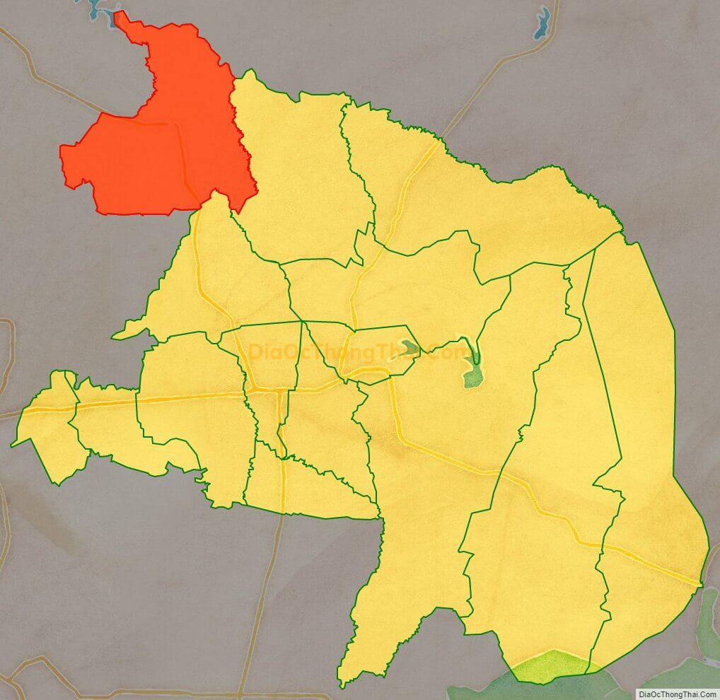Bản đồ vị trí và địa giới hành chính Xã Xuân Bắc, huyện Xuân Lộc