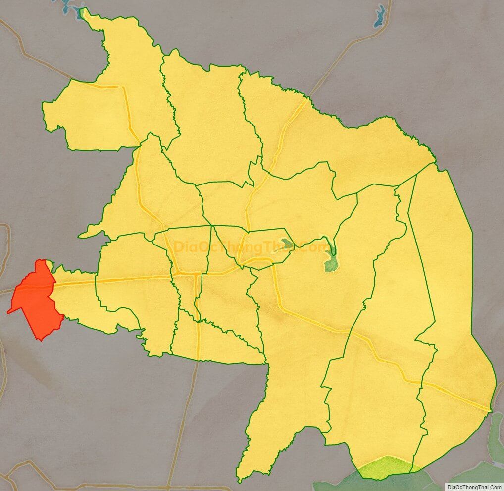 Bản đồ vị trí và địa giới hành chính Xã Xuân Định, huyện Xuân Lộc