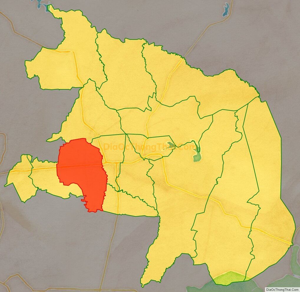 Bản đồ vị trí và địa giới hành chính Xã Xuân Phú, huyện Xuân Lộc