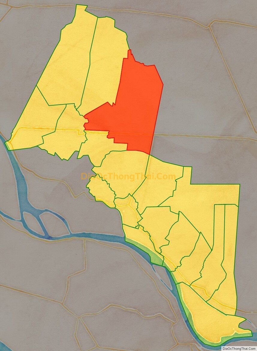 Bản đồ vị trí và địa giới hành chính Xã Ba Sao, huyện Cao Lãnh