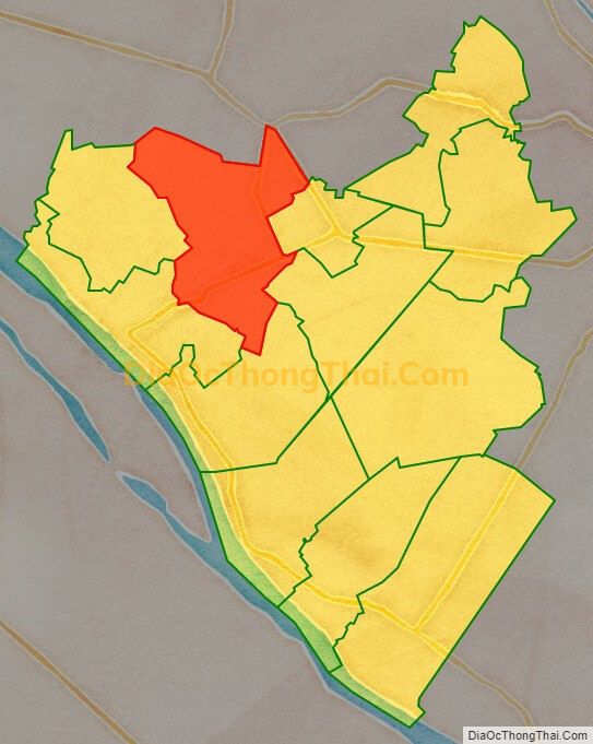 Bản đồ vị trí và địa giới hành chính Xã Long Hậu, huyện Lai Vung