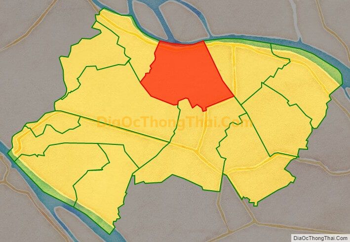 Bản đồ vị trí và địa giới hành chính Xã Mỹ An Hưng B, huyện Lấp Vò