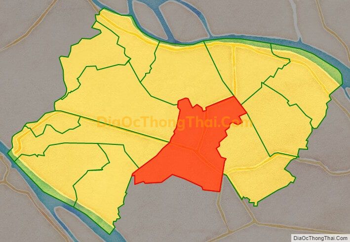 Bản đồ vị trí và địa giới hành chính Xã Vĩnh Thạnh, huyện Lấp Vò
