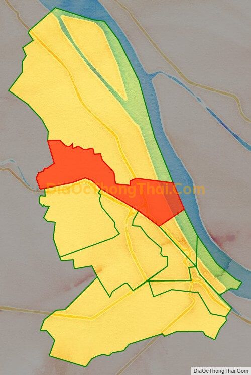 Bản đồ vị trí và địa giới hành chính Phường Tân Quy Đông, TP Sa Đéc