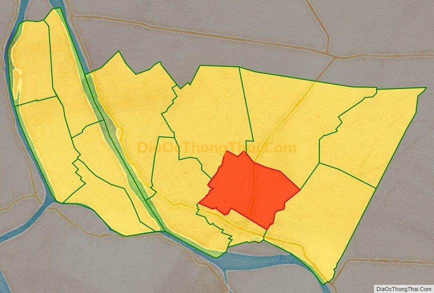 Bản đồ vị trí và địa giới hành chính Xã Tân Phú, huyện Thanh Bình