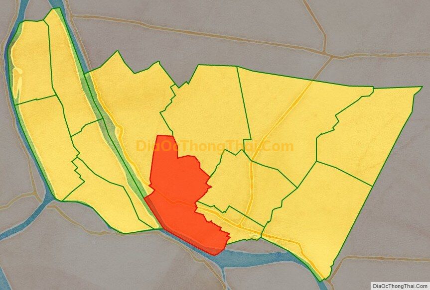 Bản đồ vị trí và địa giới hành chính Xã Tân Thạnh, huyện Thanh Bình