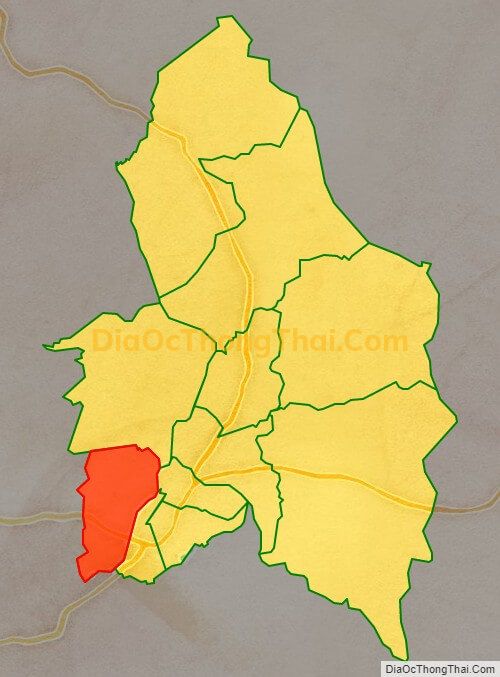 Bản đồ vị trí và địa giới hành chính Phường An Bình, thị xã An Khê