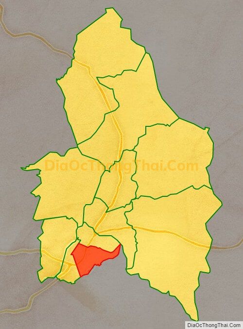 Bản đồ vị trí và địa giới hành chính Phường An Phú, thị xã An Khê