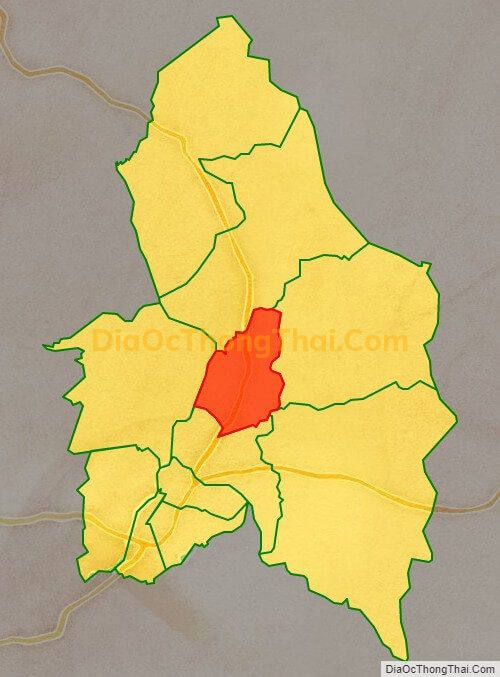 Bản đồ vị trí và địa giới hành chính Phường An Phước, thị xã An Khê