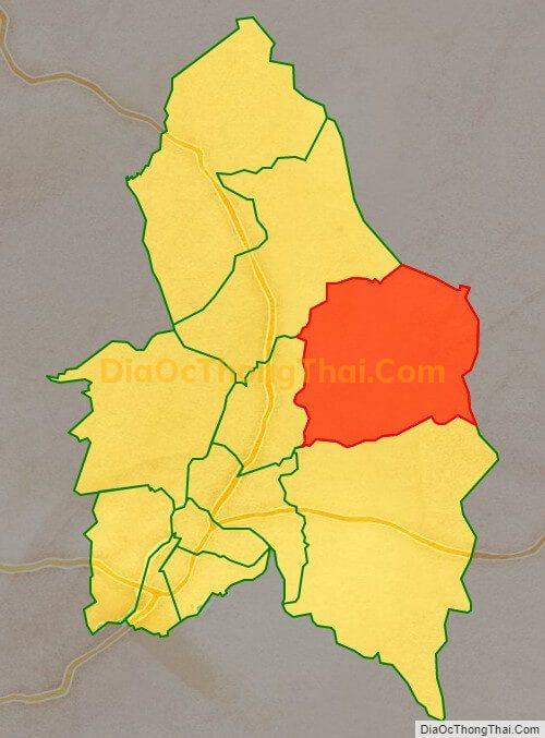 Bản đồ vị trí và địa giới hành chính Xã Cửu An, thị xã An Khê