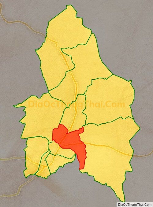 Bản đồ vị trí và địa giới hành chính Phường Ngô Mây, thị xã An Khê