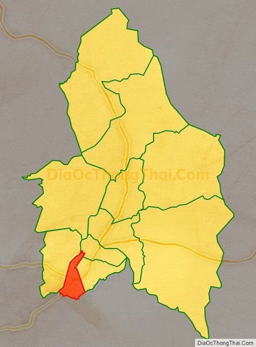 Bản đồ vị trí và địa giới hành chính Phường Tây Sơn, thị xã An Khê