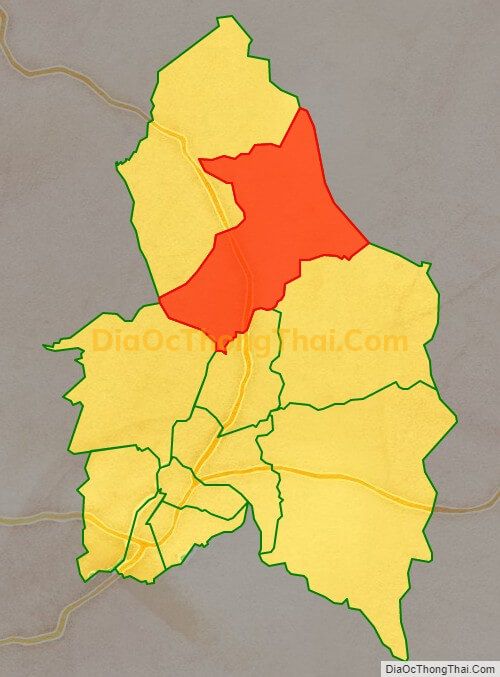 Bản đồ vị trí và địa giới hành chính Xã Xuân An, thị xã An Khê