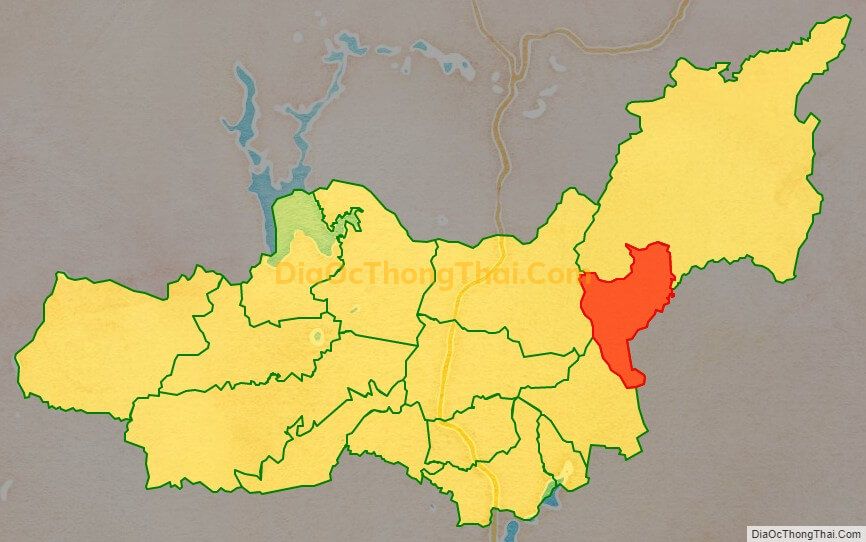 Bản đồ vị trí và địa giới hành chính Xã Đăk Tơ Ver, huyện Chư Păh