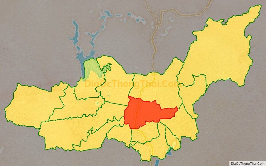 Bản đồ vị trí và địa giới hành chính Xã Hòa Phú, huyện Chư Păh