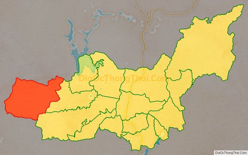 Bản đồ vị trí và địa giới hành chính Xã Ia Kreng, huyện Chư Păh