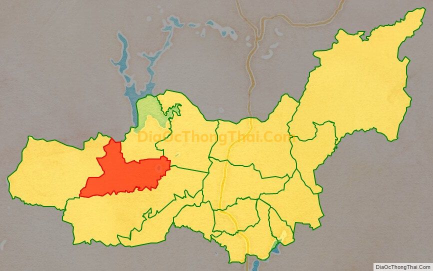 Bản đồ vị trí và địa giới hành chính Xã Ia Mơ Nông, huyện Chư Păh