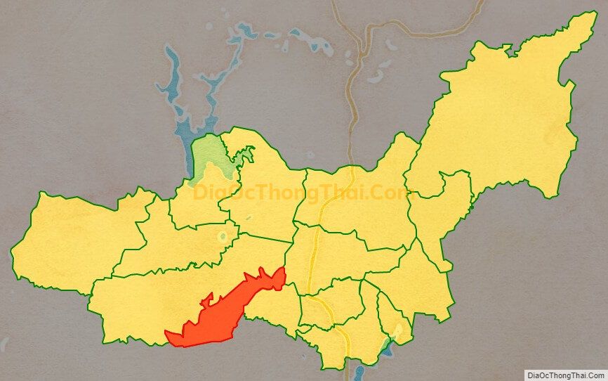 Bản đồ vị trí và địa giới hành chính Xã Ia Nhin, huyện Chư Păh