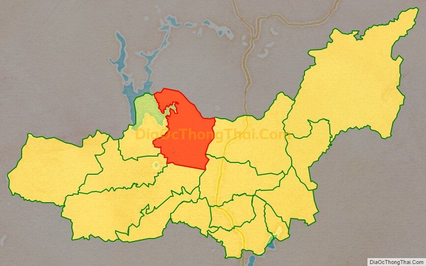 Bản đồ vị trí và địa giới hành chính Xã Ia Phí, huyện Chư Păh