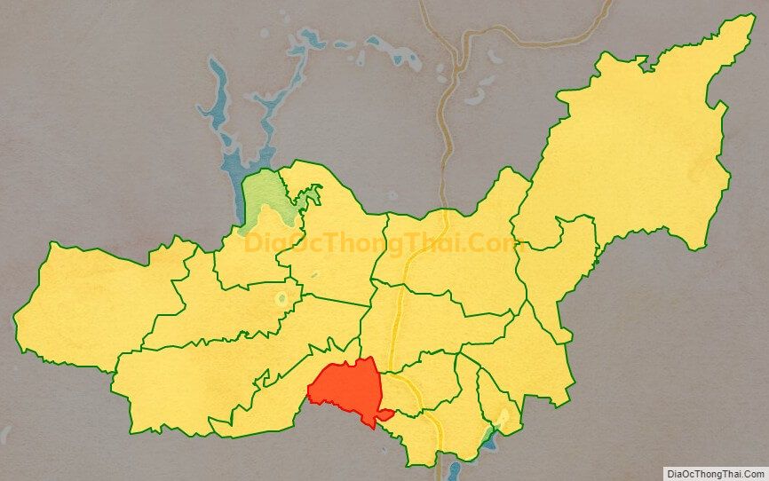 Bản đồ vị trí và địa giới hành chính Xã Nghĩa Hòa, huyện Chư Păh