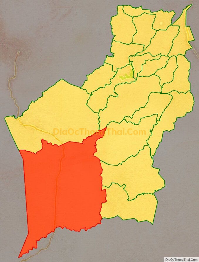 Bản đồ vị trí và địa giới hành chính Xã Ia Mơ, huyện Chư Prông