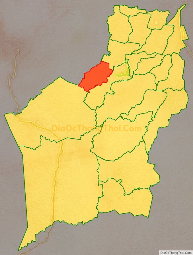 Bản đồ vị trí và địa giới hành chính Xã Ia O, huyện Chư Prông