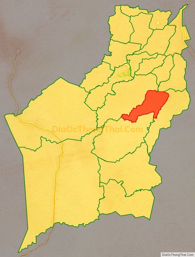 Bản đồ vị trí và địa giới hành chính Xã Ia Pia, huyện Chư Prông