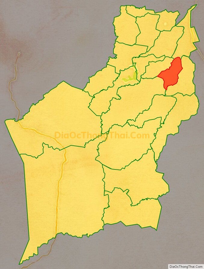 Bản đồ vị trí và địa giới hành chính Xã Ia Tôr, huyện Chư Prông