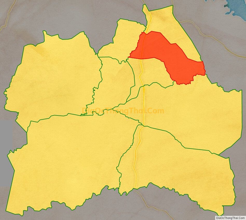 Bản đồ vị trí và địa giới hành chính Xã Ia Hrú, huyện Chư Pưh
