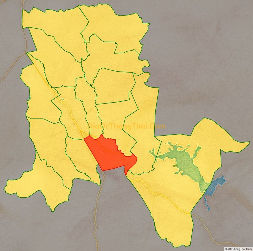 Bản đồ vị trí và địa giới hành chính Xã Ia Pal, huyện Chư Sê