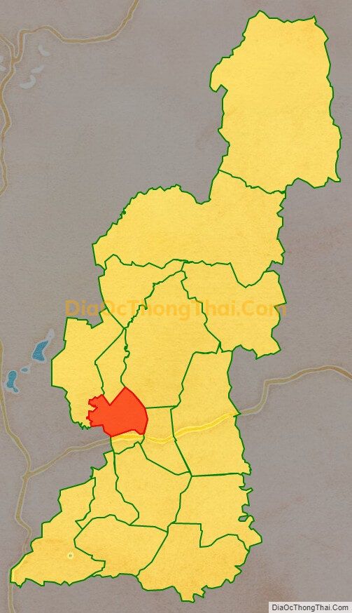 Bản đồ vị trí và địa giới hành chính Xã H' Neng, huyện Đak Đoa