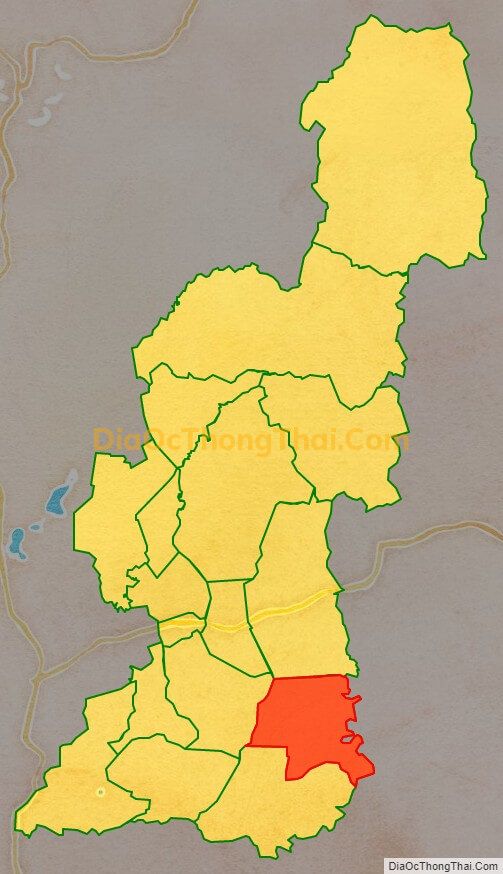 Bản đồ vị trí và địa giới hành chính Xã HNol, huyện Đak Đoa