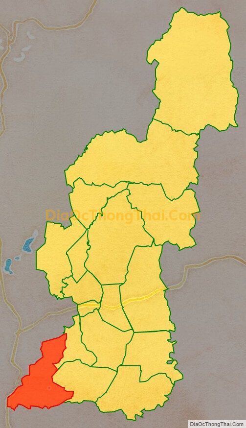 Bản đồ vị trí và địa giới hành chính Xã Ia Băng, huyện Đak Đoa