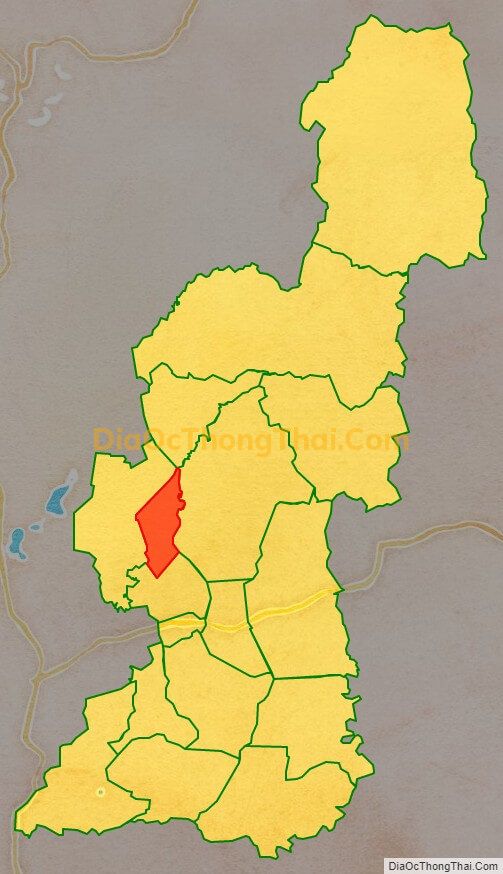 Bản đồ vị trí và địa giới hành chính Xã Nam Yang, huyện Đak Đoa