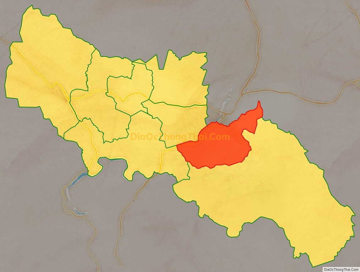 Bản đồ vị trí và địa giới hành chính Xã Phú An, huyện Đak Pơ