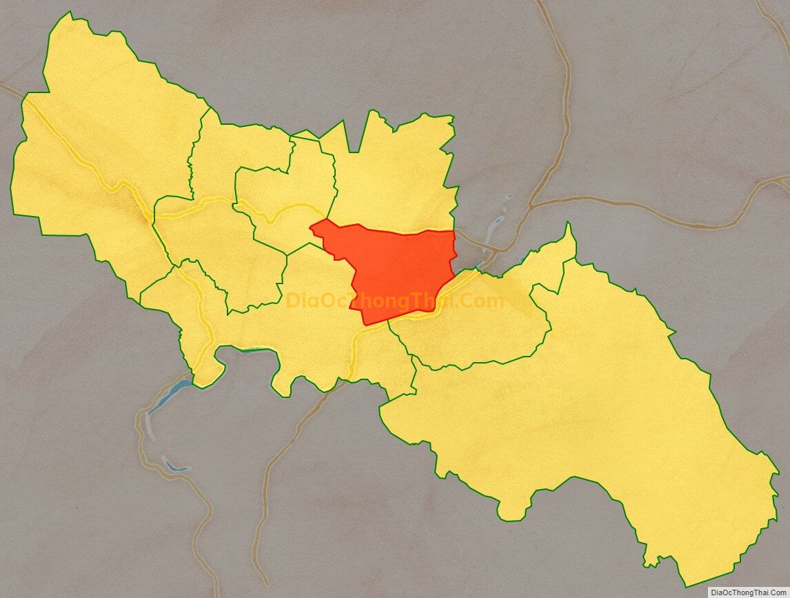 Bản đồ vị trí và địa giới hành chính Xã Tân An, huyện Đak Pơ