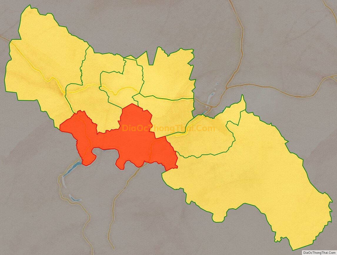 Bản đồ vị trí và địa giới hành chính Xã Yang Bắc, huyện Đak Pơ