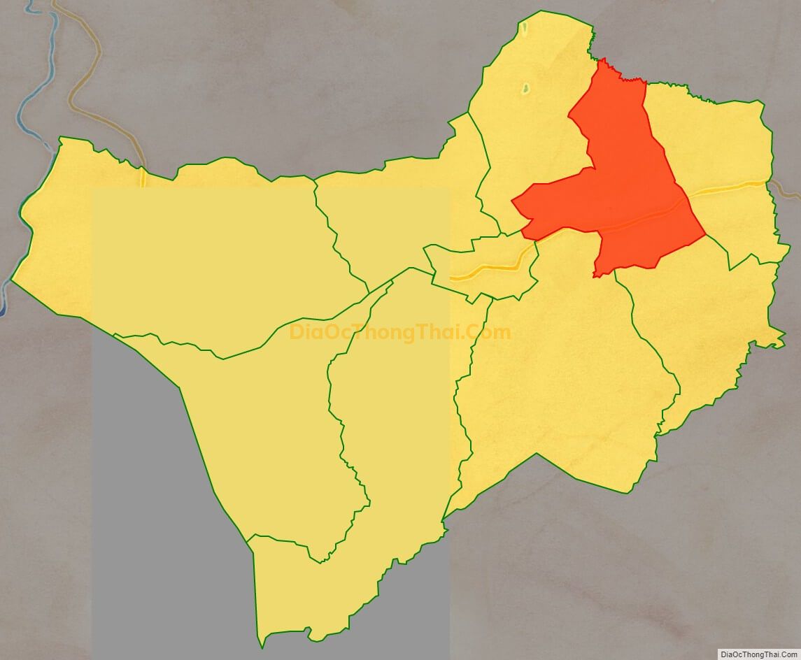 Bản đồ vị trí và địa giới hành chính Xã Ia Krêl, huyện Đức Cơ