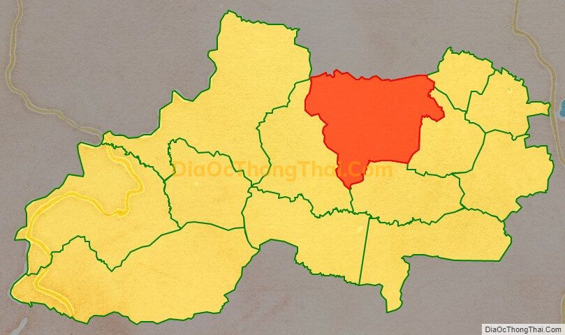 Bản đồ vị trí và địa giới hành chính Xã Ia Bă, huyện Ia Grai