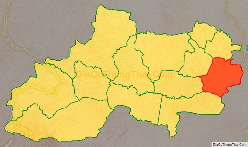 Bản đồ vị trí và địa giới hành chính Xã Ia Dêr, huyện Ia Grai