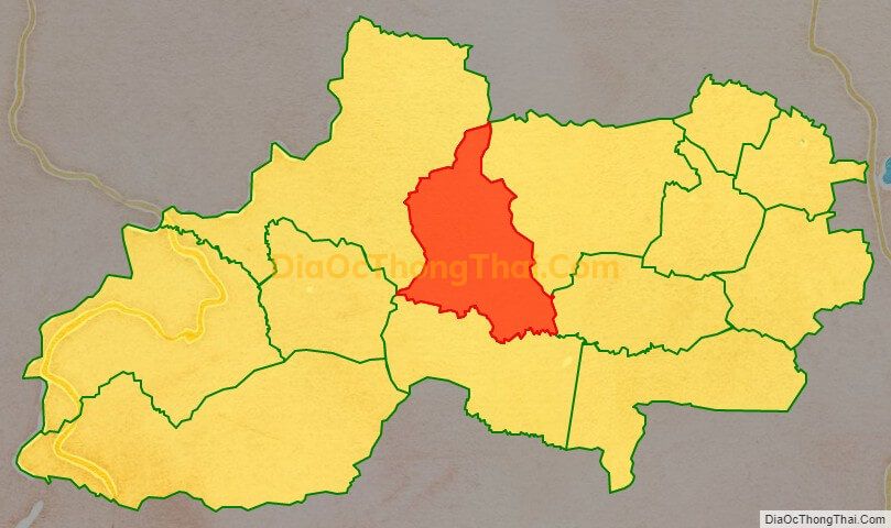 Bản đồ vị trí và địa giới hành chính Xã Ia Grăng, huyện Ia Grai